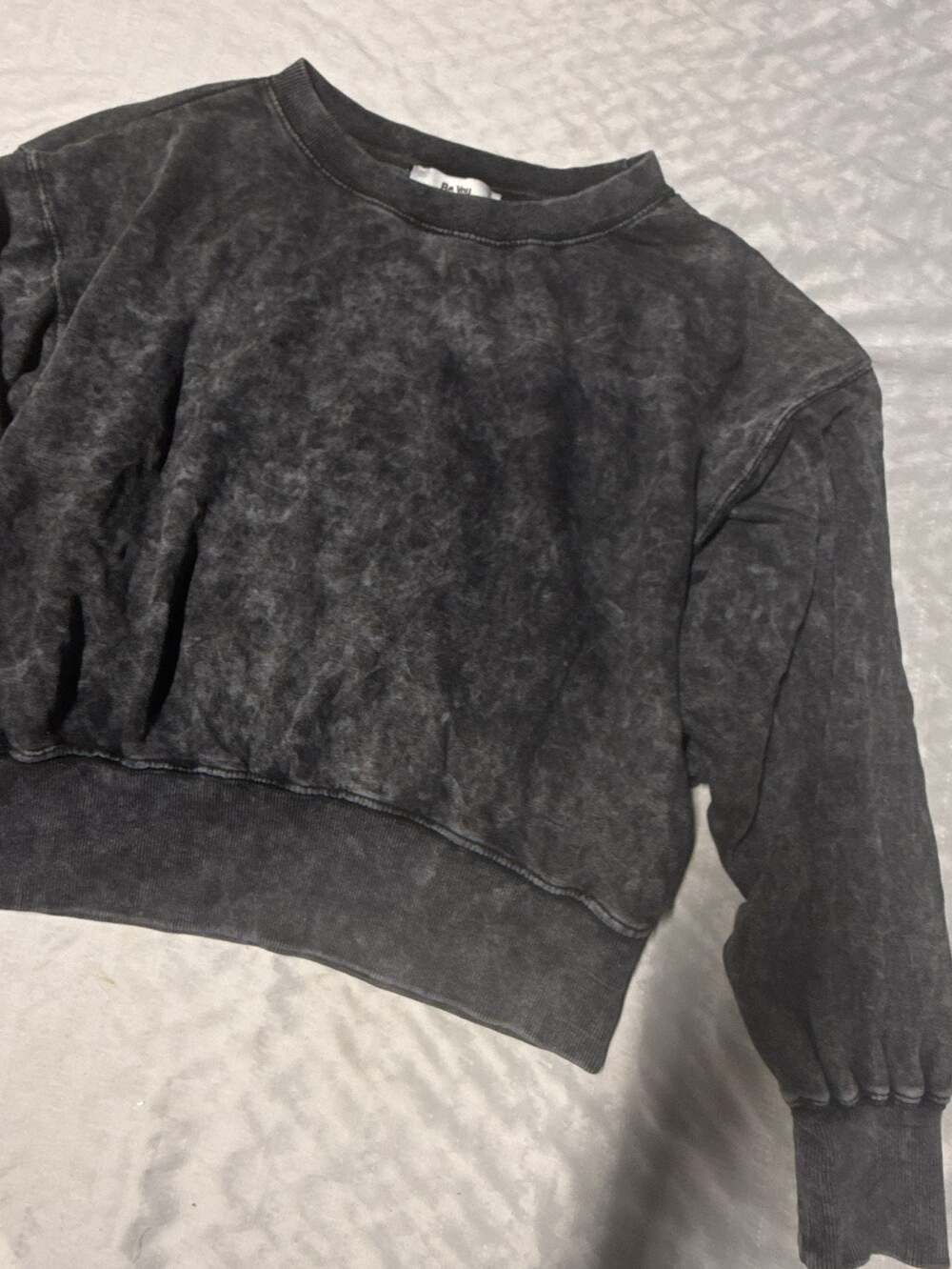 Be You Acid Wash Crewneck Sweatshirt